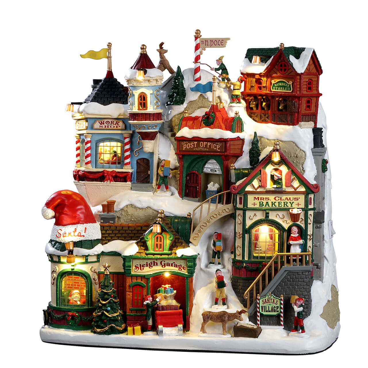 LEMAX Santa's Village, Battery Operated (4.5V) #25925